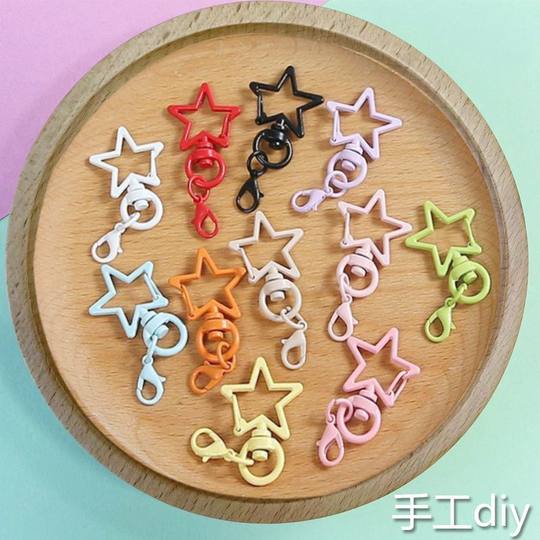 Lobster clasp keychain accessories diy pendant ring buckle