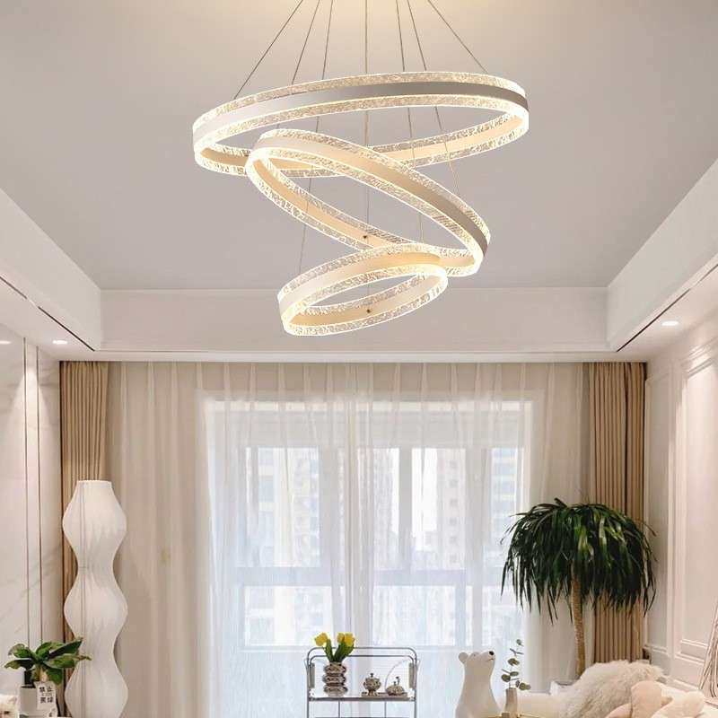 全光主谱护LED客餐厅创眼意多层圆531厅圈吊灯现代简约灯具卧室灯,淘宝优惠券,粉丝福利购,淘宝优惠卷