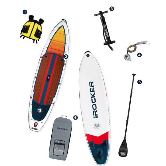 IROCKER paddle board double SUP inflatable paddle board