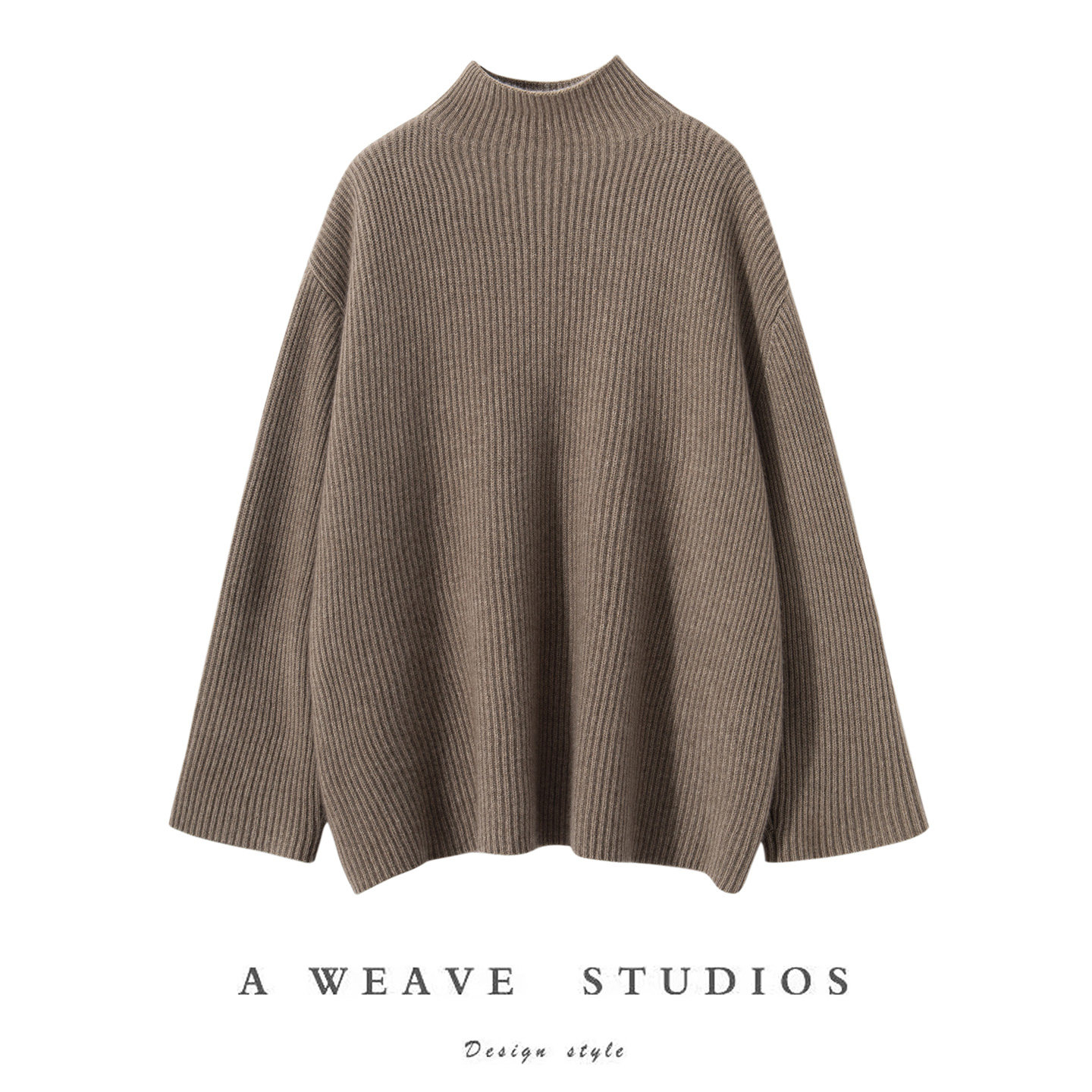 2025秋冬加厚半高领羊绒衫女士100%纯山羊绒衫宽松毛衣显瘦打底衫,淘宝优惠券,粉丝福利购,淘宝优惠卷