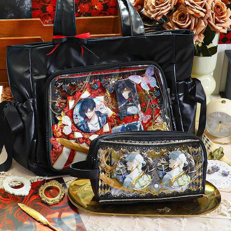 扎痛包材料素材全套diy扎包套装背景纸谷美吧唧小食量笔袋紫色蓝,淘宝优惠券,粉丝福利购,淘宝优惠卷