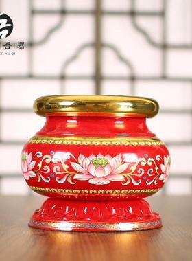 佛具用品大全供佛家用佛前供具水杯花瓶供盘香炉佛灯供灯神台灯