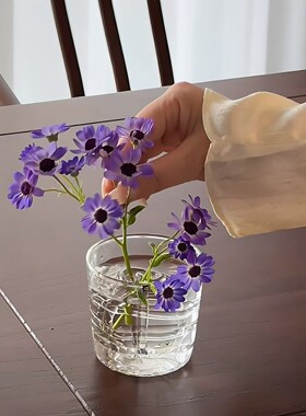 插花玻璃球花枝固定神器