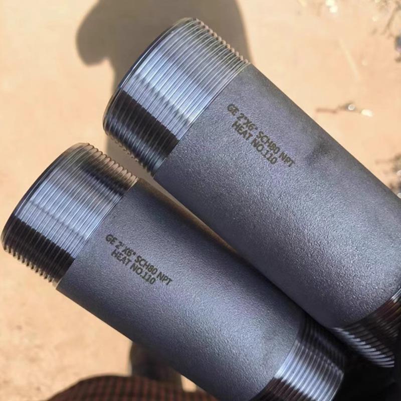 碳钢外丝焊接熟铁单头内接头无缝单丝头外螺纹连接DN15-DN100直销 - 图2