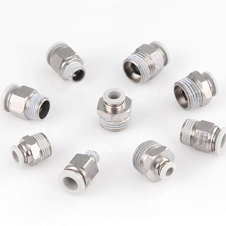 气管接头PC8-02气动PC4-03快插接头PC10-03螺纹直通接头PC16-06 - 图3