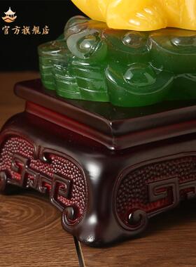 御祥阁招财麒麟摆件仿玉麒麟