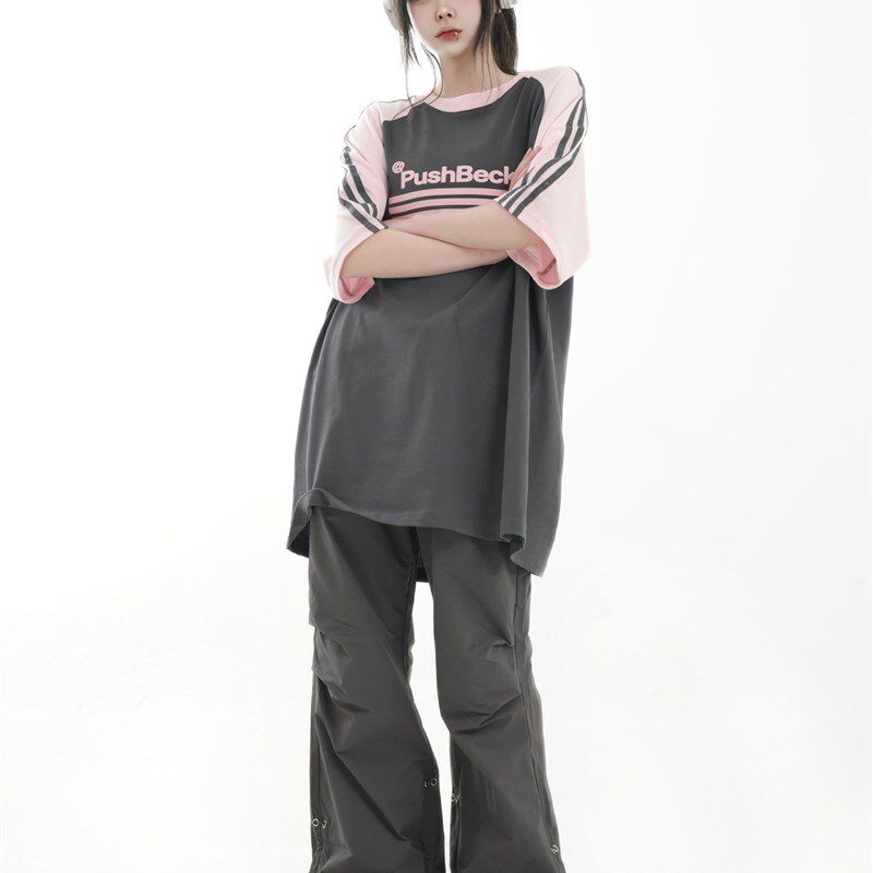 咖喱人 美式冲锋裤女宽松阔腿束脚户外休闲百搭工装裤男夏薄款,淘宝优惠券,粉丝福利购,淘宝优惠卷