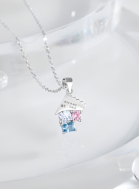 雅影糖果屋925纯银项链女小众