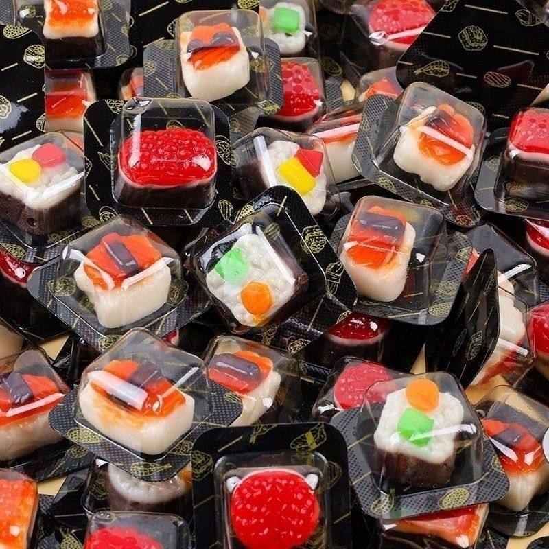 寿司造型软糖儿童零食过家家食玩寿司软糖套餐点心橡皮糖高颜值糖,淘宝优惠券,粉丝福利购,淘宝优惠卷