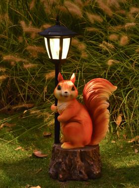 庭院园林装饰庭院松鼠饰品户外园林景观布置模拟雕塑动物景观小品