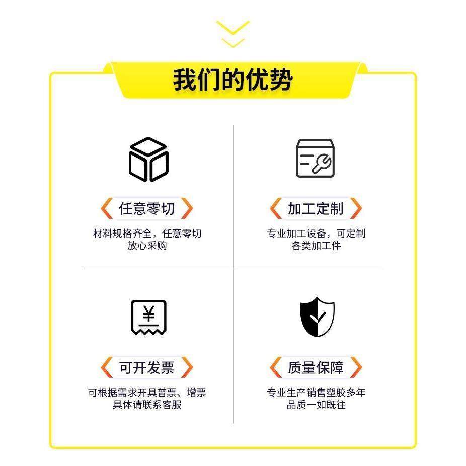 POM聚甲醛板PE板耐磨尼龙板定制加工聚乙烯板棒雕刻耐高温塑料板,淘宝优惠券,粉丝福利购,淘宝优惠卷