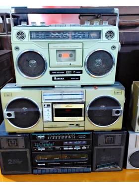 老物件旧家具摆件老式收录机七八十年代放磁带录音机复古怀旧道具