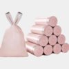 Plastic bag thickened drawstring garbage bag household kitchen portable living room office household storage bag