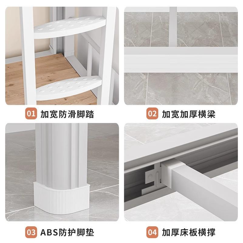 铁架床上下床宿舍学校工地高低床上床下桌宿舍床双层床铁艺床 - 图0