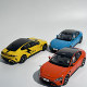 Su7ultra Lightning Yellow Large Tail Alloy Car Model