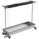 Mop rack stainless steel movable floor-mounted broom rack balcony cleaning tool storage drain rack