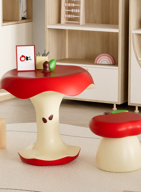 苹果核多巴胺摆件床头柜卧室装饰