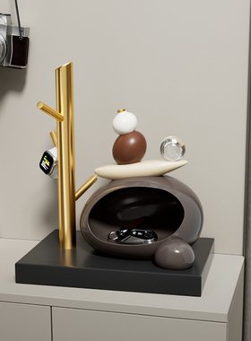 钥匙玄关收纳摆件装饰品乔迁礼物