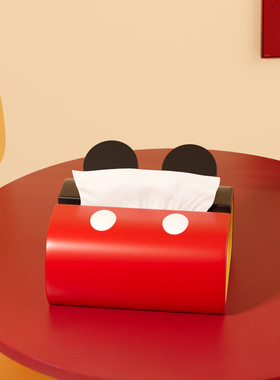 米奇抽纸盒餐厅摆件乔迁新居礼物