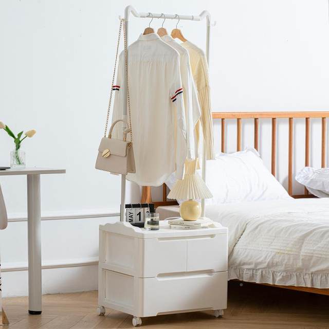 Rental simple clothes hanger multi-floor room storage rack simple clothes sleeper cabinet hanging bag home AXH functional cloak room
