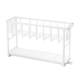 Kitchen sink storage rack Household countertop bowl and plate storage rack Multi-function double-layer bowl and chopstick drain rack with hanging rod