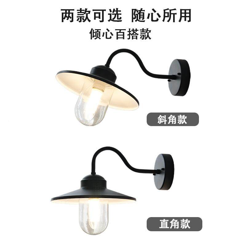 美式简约户外水防壁灯门口室阳台露外台外墙无品牌/防玻璃灯罩蚊,淘宝优惠券,粉丝福利购,淘宝优惠卷