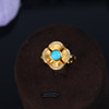 QUEENA.Z 2026 New Designer Series Women’s Turquoise Ring HK090421008