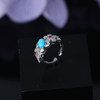 QUEENA.Z 2026 New Designer Series Women’s Turquoise Ring HK090421005