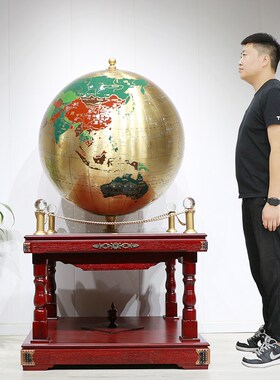 铜地球仪客厅装饰摆件酒店大厅办公室母校庆典开业乔迁工艺礼品