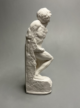 米开朗基罗复刻石膏像雕塑高级小众创意桌面摆件美术素描教具礼物