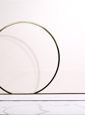 极简大理石金属摆件玄关电视柜软装摆设家装饰品艺术工艺品