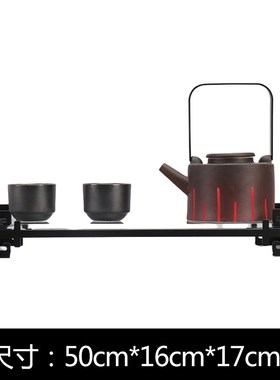 新中式陶瓷茶具套装摆件样板间售楼处茶室茶几酒店客厅桌面装饰品