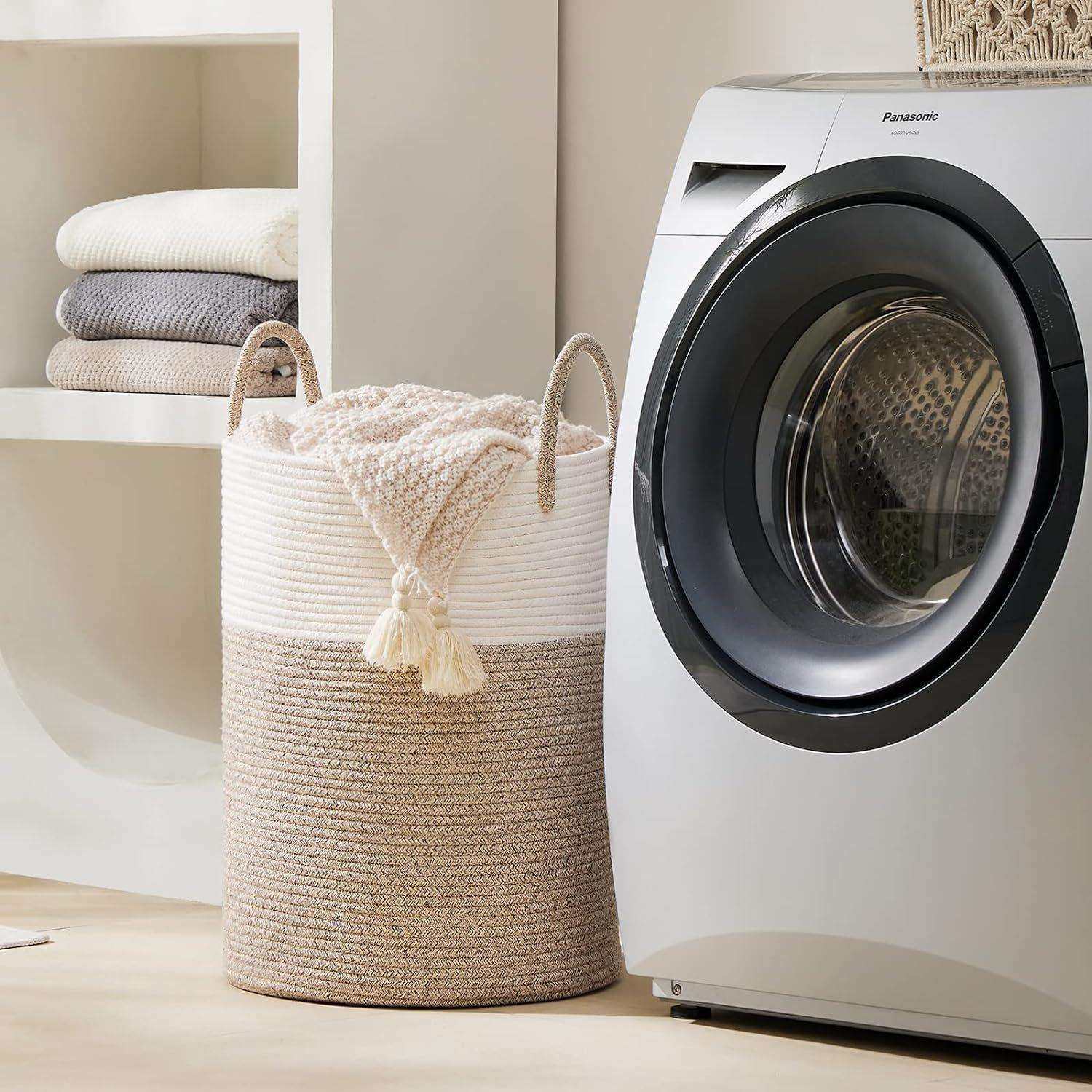 源头厂家棉绳编织脏衣篮家居用品玩具收纳袋客厅卧室杂物收纳筐,淘宝优惠券,粉丝福利购,淘宝优惠卷