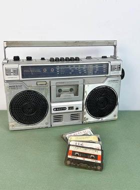 怀旧老物件七八十年代录音机磁带卡带机磁带机餐厅摆件摄影道具