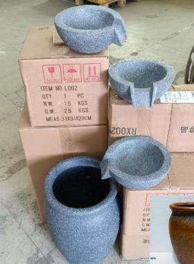 自制水幕墙流水罐带出水口庭院景观陶罐带嘴花园造景摆件户外精致