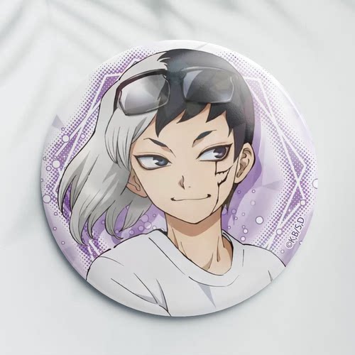 石纪元动漫周边水枪快闪8月大阪场系列吧唧徽章千空羽京狮子王司 - 图3