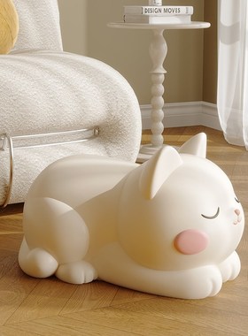 可爱猫咪换鞋凳入户门口家用玄关穿鞋儿童凳子客厅乔迁新居送礼物