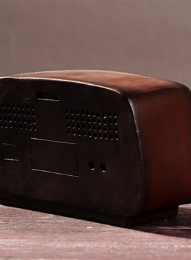 复古做旧老式收音机模型摆件创意咖啡馆餐厅客厅书柜桌面装饰摆设