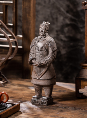 28CM兵马俑摆件工艺品陕西西安旅游纪念品仿古创意礼品教学用品