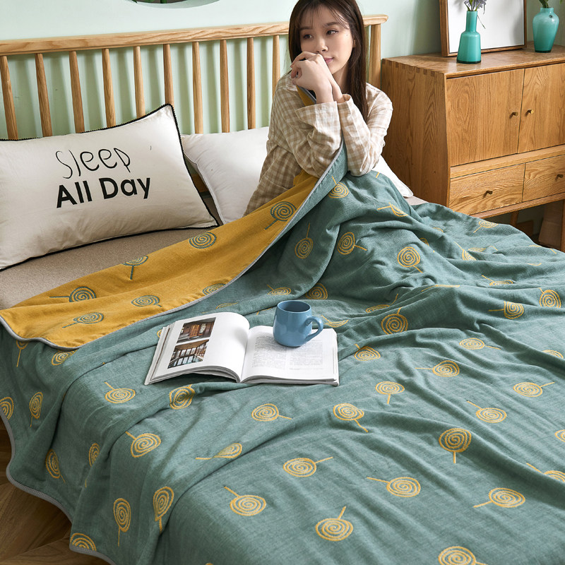 纯棉纱布毛巾被全棉六层加厚毛巾毯60支办公室午睡盖毯婴儿童夏被,淘宝优惠券,粉丝福利购,淘宝优惠卷