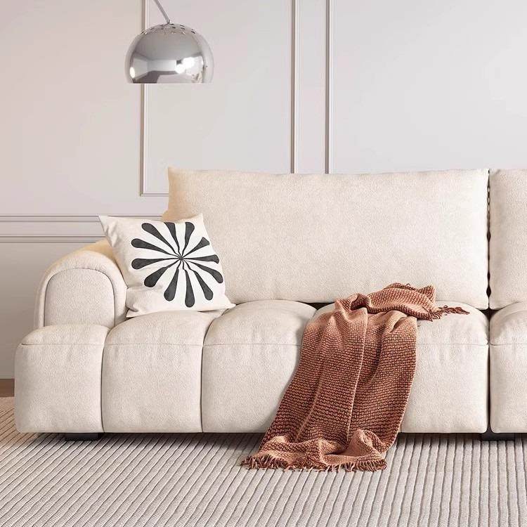 布泡芙花糖艺沙发式奶油风3-2-3诧法寂风客厅棉现代简约小户型云,淘宝优惠券,粉丝福利购,淘宝优惠卷