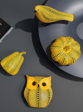 MOLA.pumpkin家居创意装饰客厅电视柜办公室玄关轻奢摆件  波瓜