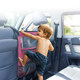Car storage bag seat middle blocking baby net bag seat blocking bag isolation bag car blocking pet car car inner hanging bag