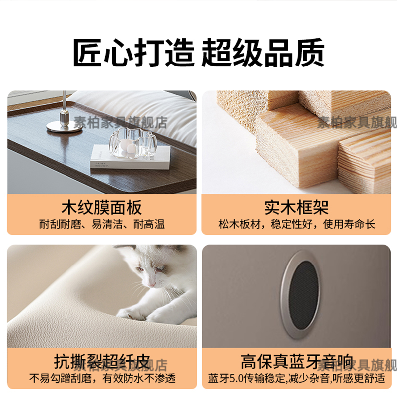 现代简约客厅沙发侧边柜边几家用可移动边柜多功能隔断收纳柜实木,淘宝优惠券,粉丝福利购,淘宝优惠卷