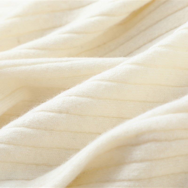 穿千遍也不腻!软糯百搭纽扣坑条羊绒衫女纯羊绒毛衣针织打底衫,淘宝优惠券,粉丝福利购,淘宝优惠卷