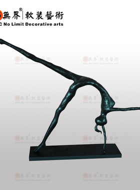 现代抽象艺术玻璃钢雕塑家居饰品大型人物装O置饰软装落地大摆件