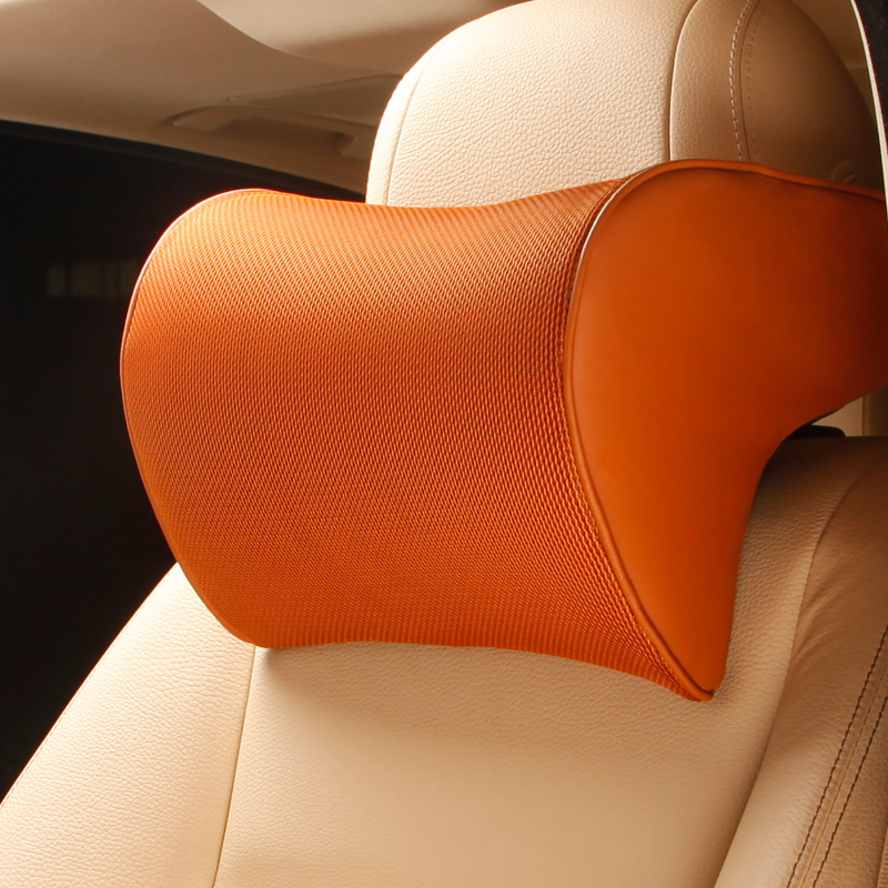 热销汽车座椅头枕车用护颈枕记忆棉枕头车载颈部靠枕垫四季车枕骨 - 图2