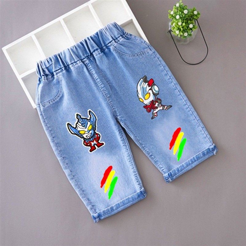 男童裤子夏季薄款童装2025新款儿童牛仔裤幼儿夏季服饰七分裤五分,淘宝优惠券,粉丝福利购,淘宝优惠卷