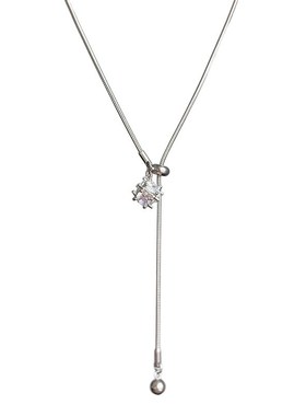 一颗钻超闪镶嵌项链小众百搭个性简约流苏气质冷淡不掉色毛衣链