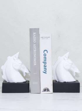 欧式装经摆典半身马头办公桌书靠饰用品样艺板房件树脂工马马头头